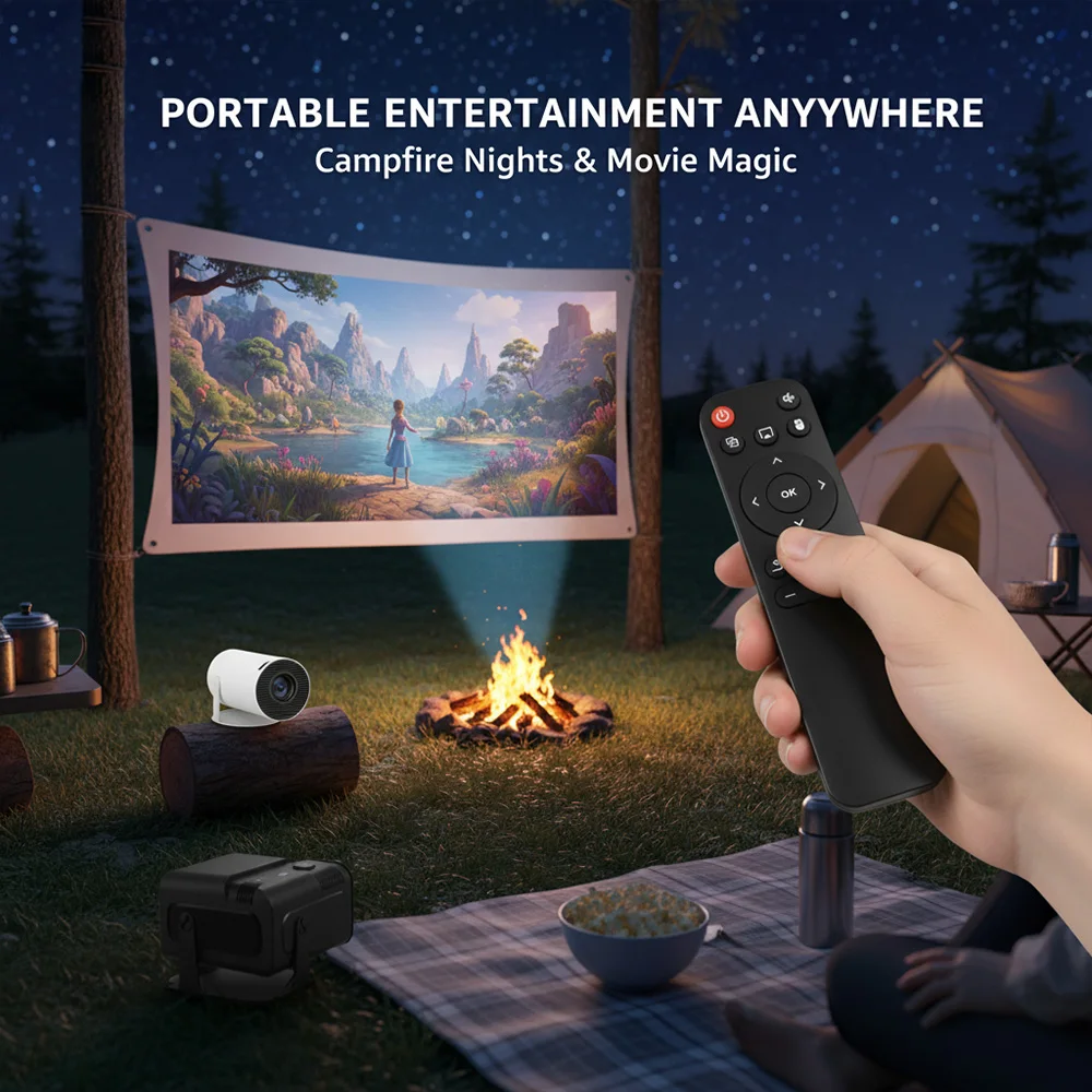 MRSVI Projector Remote Control RC-015 IR Controler For HY300 HY320 HY300 PRO HY320 Mini Projector Portable Control Remote