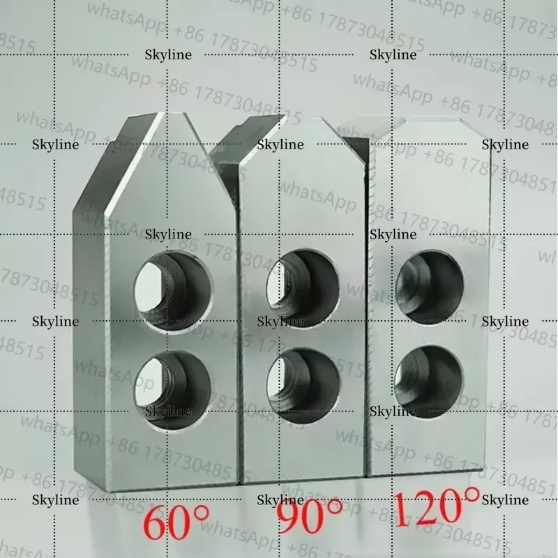 Hydraulic Oil Pressure Chuck Soft Claw 5 6 8 10 Inch 60 90 120 Degree High Quality Standard 3 Jaws For Mechanical CNC Lathe