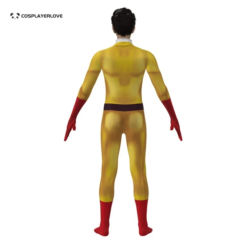 20262026 122026 11Punch Man Saitama Jumpsuit Cosplay Costume Halloween Christmas Carnival view 4
