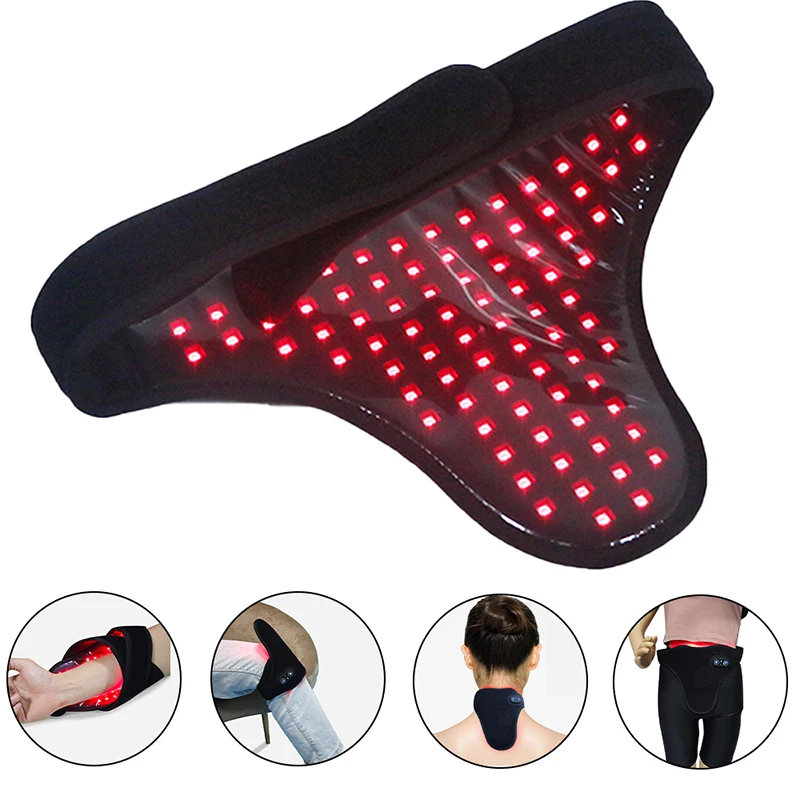 NEW 82PCS LEDs Red Light Therapy for Men Prostate Therapy Device 660nm&850nm Physical Infrared Therapy Wrap Belt for Pain Relief
