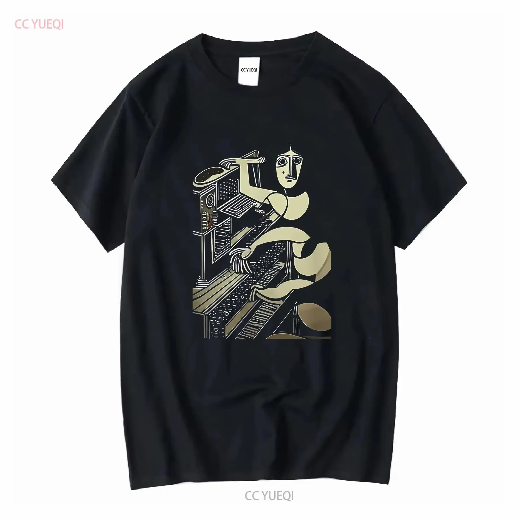 Pablo Picasso Synthesizer T Shirt Modular Synth Beat Maker Music Producer Analog Keyboard Player Dj long or short sleeves
