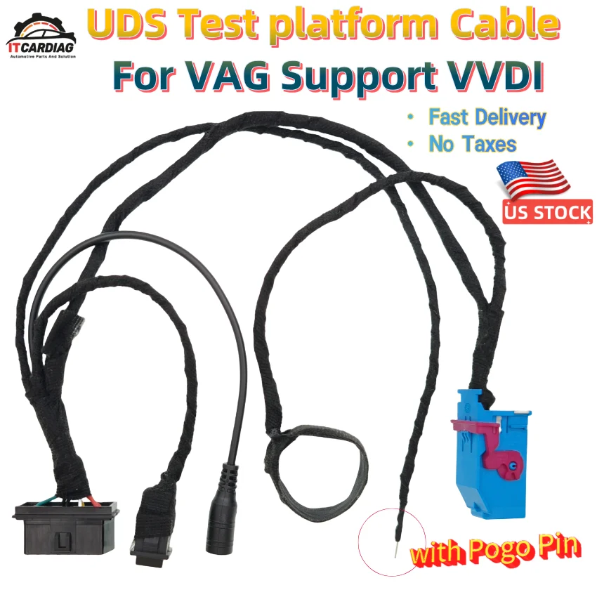 With Pogo Pin Dashboard Test Platform Cable For VAG UDS Micronas Custer for V-W for VAG Instrument Communication Cable US STOCK