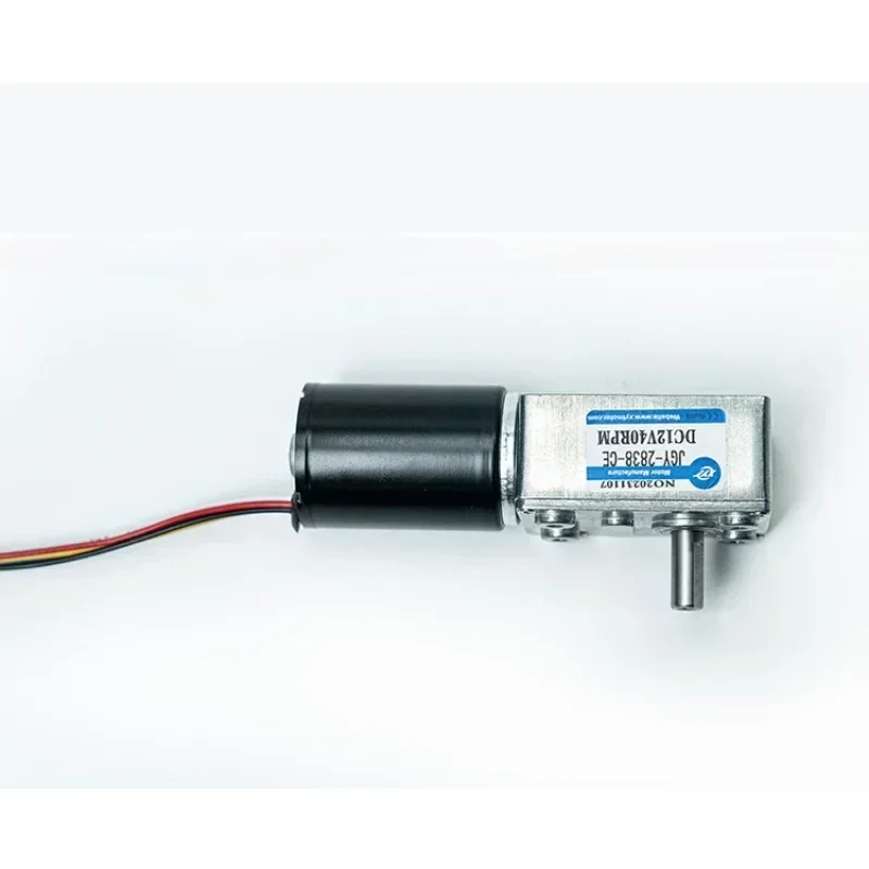 JGY-2838 Brushless micro worm gear DC deceleration motor 12v24v adjustable forward and reverse rotating motor