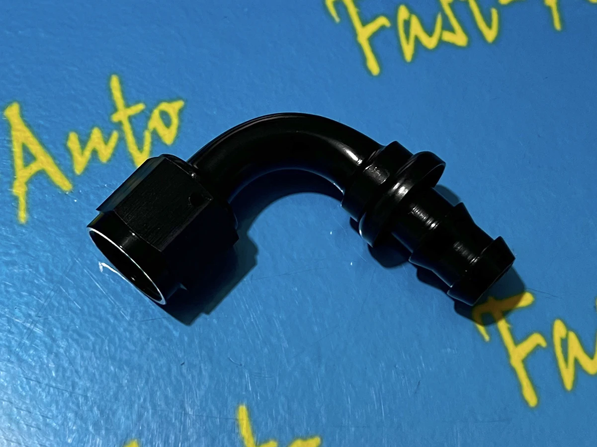 -an8 8an an 8/ -an10 10an push on push-on 90degree 90 degree hose end adapter fitting
