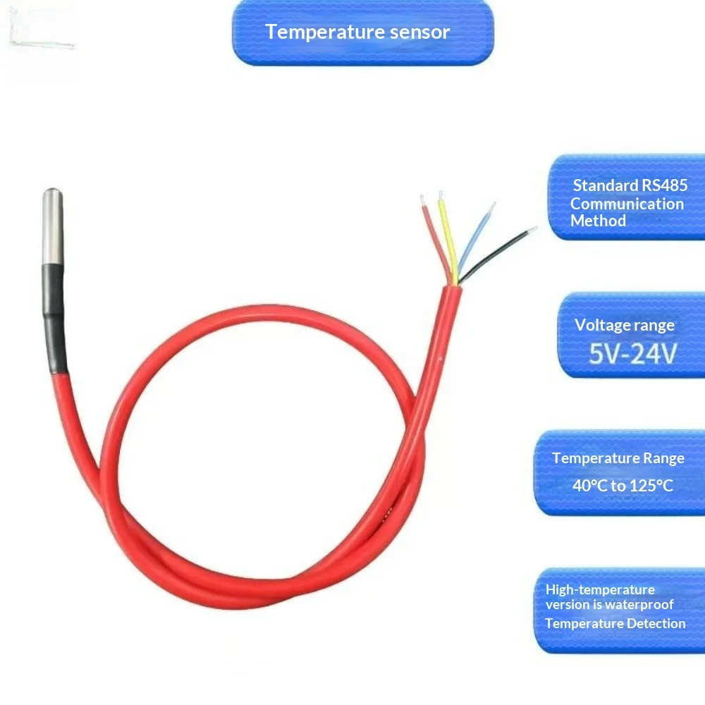 for Temperature Sensor RS485 Communication High Temp 125C Industrial Grade Modbus-RTU