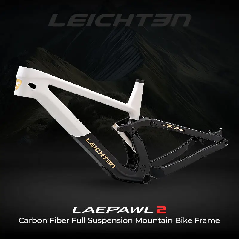LEICHTEN 2026 New LEOPARD Carbon Enduro Softail Full Suspension Mountain Bike, Customizable Frame