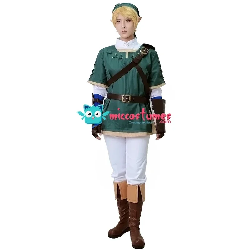 

25COSMiccostumes Princess Link Green Cosplay Costume halloween costume for Men Cosplay Costumes