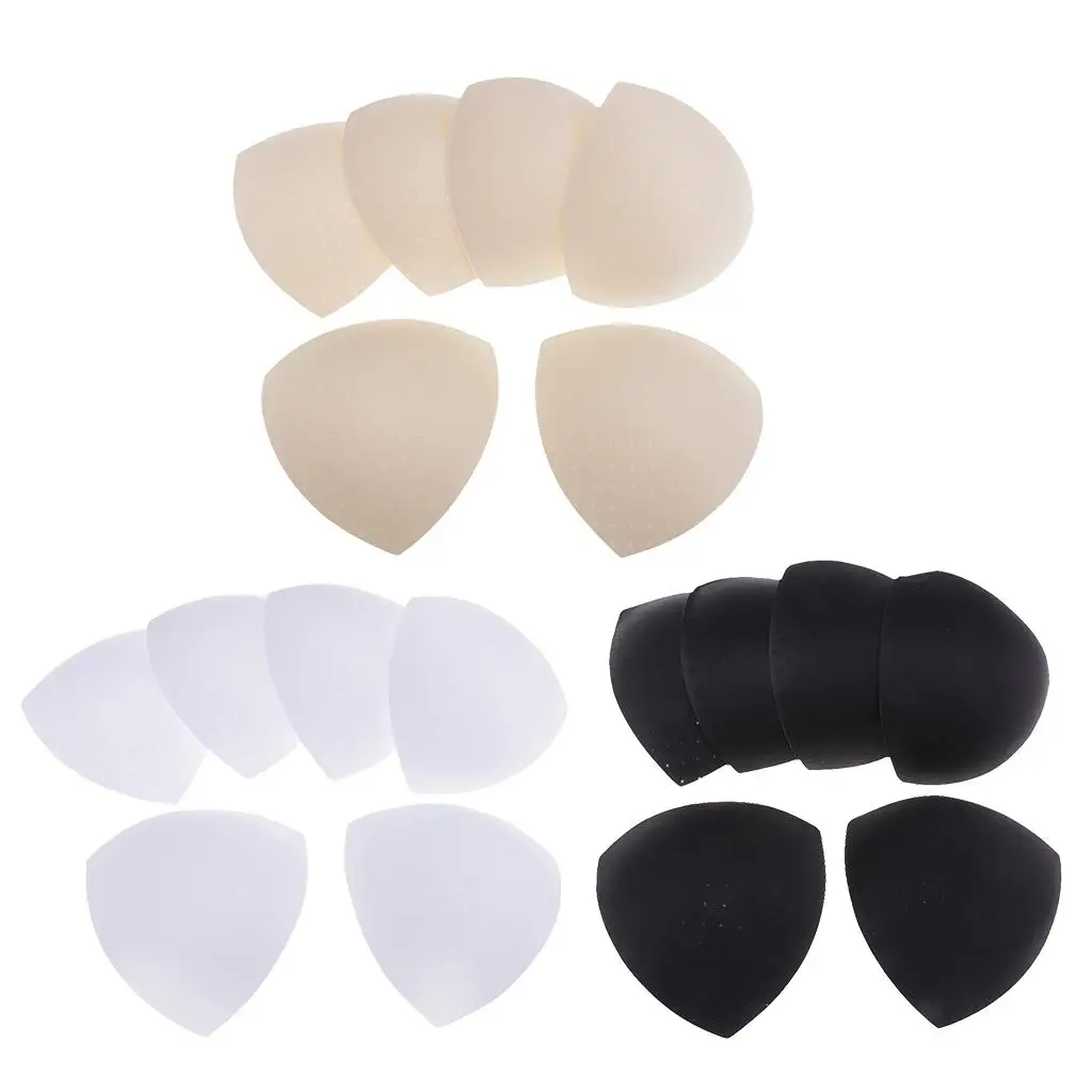 3 Pairs Triangle Inserts Pads Cup Bra Women Sports Yoga Bikini