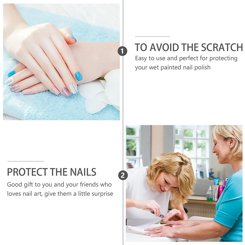 30 stücke Entfernung Werkzeuge Kunststoff Verhindern Verschmieren Nass Polnischen Abdeckungen Für Diy Nail art Maniküre Salon Liefert Nagel Protektoren