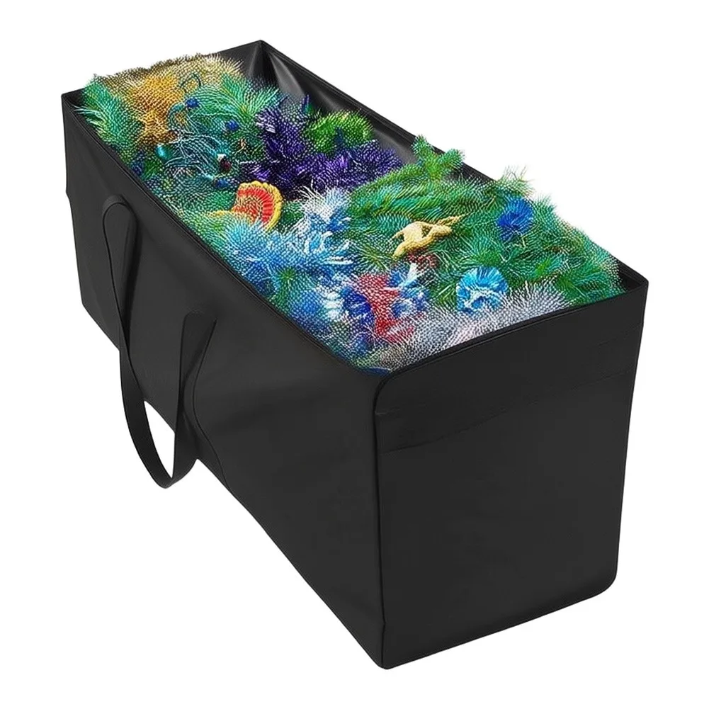 For Holiday Storage Container with Defined Sections and Reinforced Corners for Maintaining Ornament Integrity Over Time