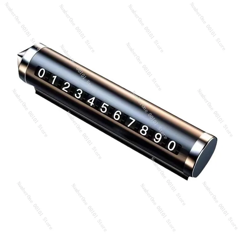 

Магнитный временный знак парковки, номер телефона автомобиля, металлическая карта перемещения лицензии автомобиля, интерьер автомобиля