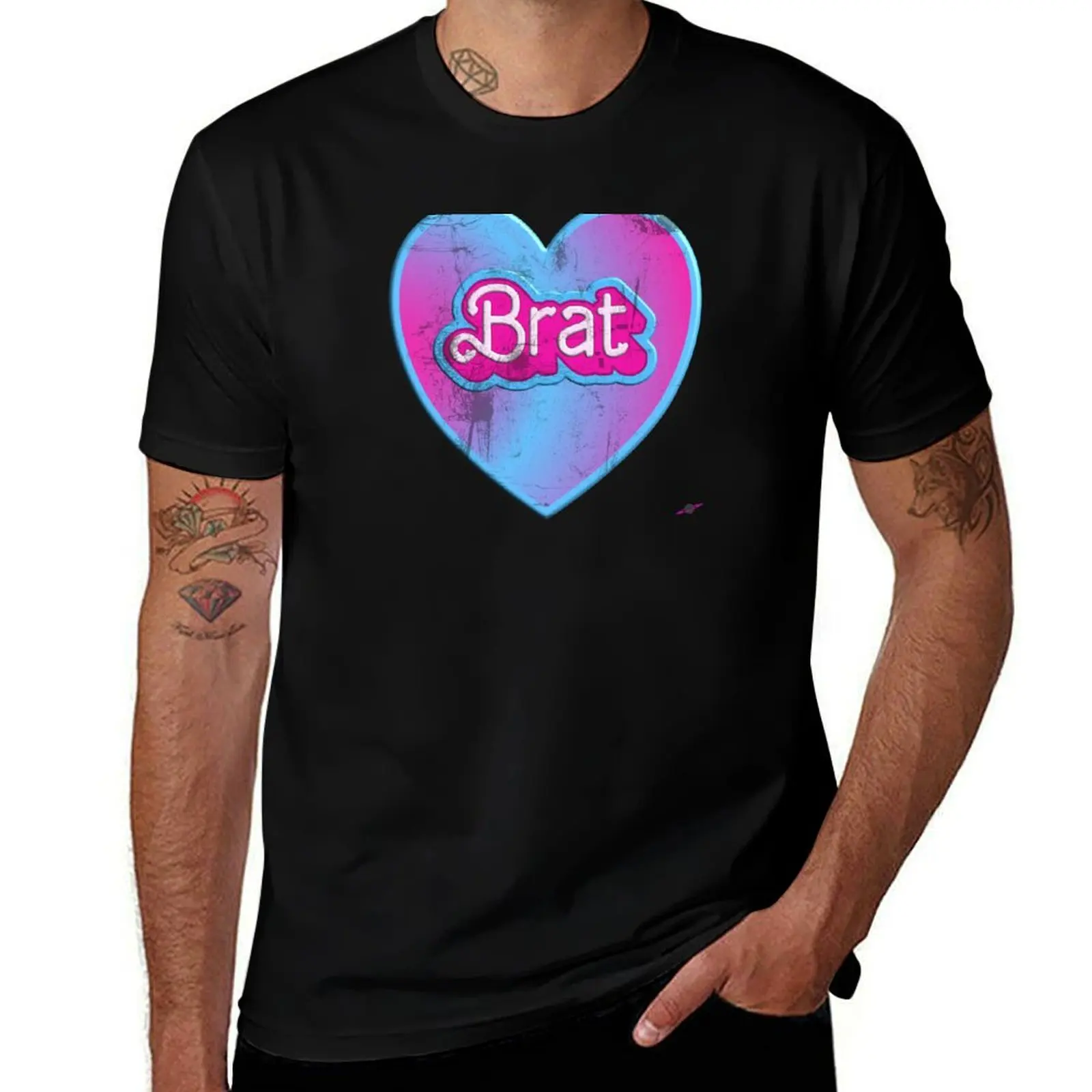 

Brat Heart T-Shirt fashion shirts summer clothes vintage graphic tee t shirts for men pack