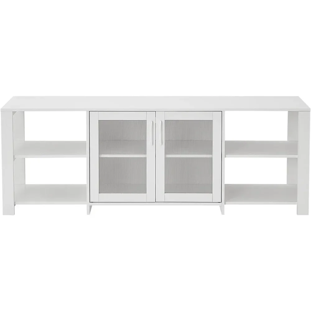 TV stand cabinet,4 open cube storage cabinets,suitable for multifunctional modern style TV cabinets in living rooms and bedrooms