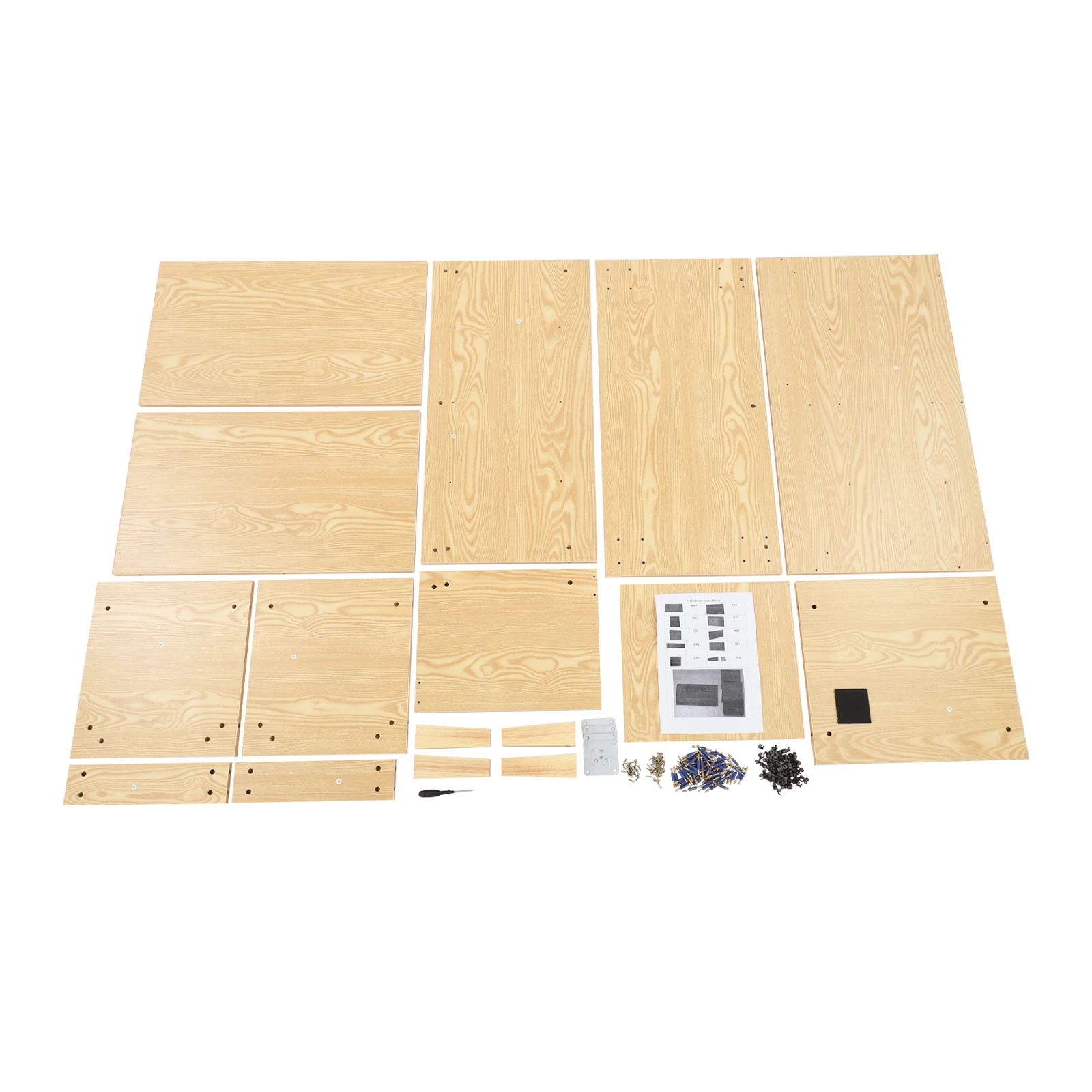 Image 5: Support de lecteur de disque vinyle, stockage d'effet en bois à 6 niveaux pour platine et disques, meubles Audio modernes 80x40cm