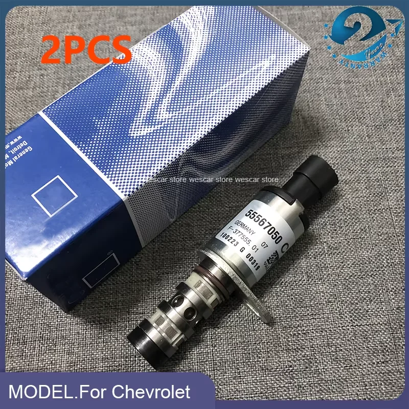 2 szt. Zawór elektromagnetyczny położenia wałka rozrządu OEM 55567050   Do Chevrolet Aveo Cruze Sonic Orlando Vauxhall Astra H J Zafira 1.6 1.8L