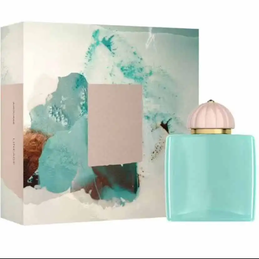 AMadmires tourists, 100ml high-grade exquisite luxury perfume, new lasting fragrance, blue bottle body with gold decoration