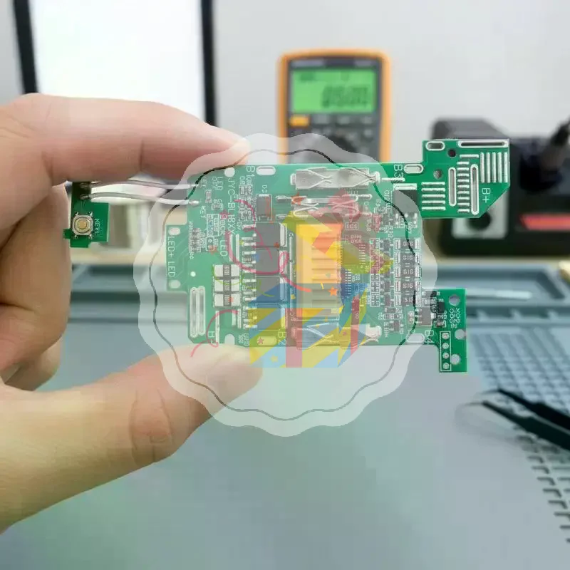 Compact BMS Circuit with Balance Charger for Custom 18V Li-ion Battery Cases
