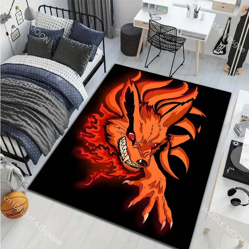 

Многоразмерный японский ковер с рисунком лисы K-Kurama для гостиной, спальни, дивана, домашнего декора, нескользящий напольный коврик, большой размер