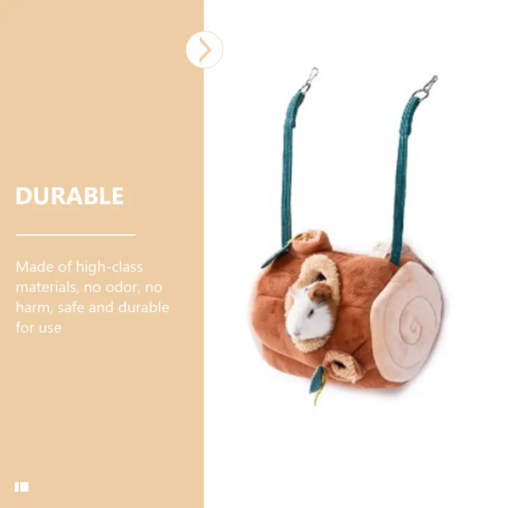 

Warm Guinea Pig Hammock Bed for Hamster Ferret Cage Nest Cozy Small Animal Shelter