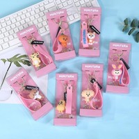 Kpop Idol JEONGHAN WONWOO Keyring Miniteen Silicone Keychain Cute Bag Charm