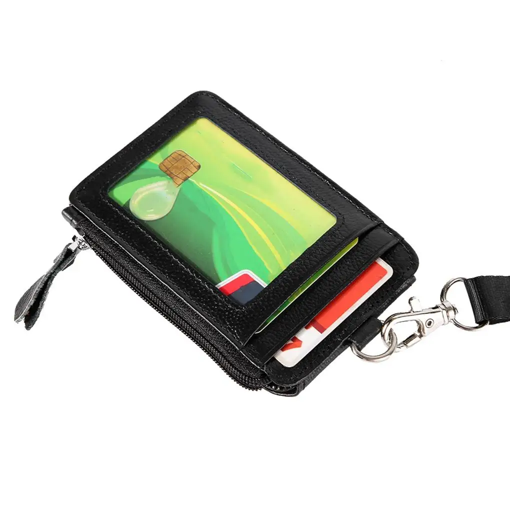 Card Holder Badge Sack Office Supplies Compact Size Exquisite Long-lasting Transparent Multifunctional Blocking Tool