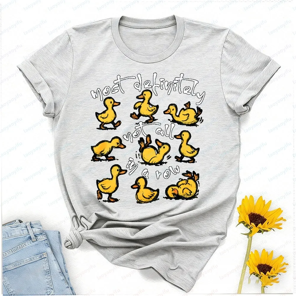 Most Definitely Not All in A Row Teacher T-Shirt Y2k Top Graphic T Shirts Kawaii Clothes Gothic Women Clothes Oversized T Shirt