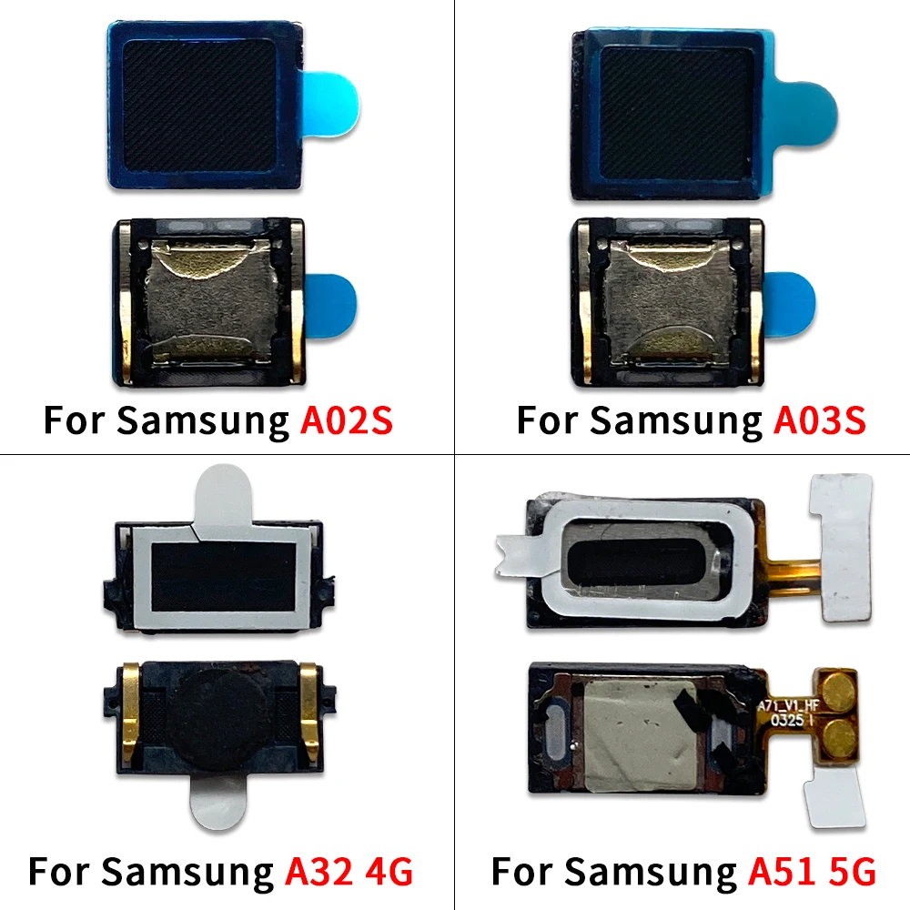 ヘッドセット,samsung a02s,a03s,a04,a04e,a04s,a13,4g,a14,5g,a15,a22,a23,a32,a51,a52s用スピーカー新規