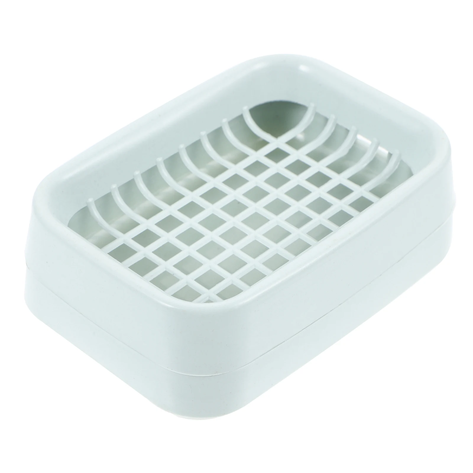 

Laundry Soap Dish Holder Drainer Blue Large Double Layer Premium PP Eco-Friendly Portable Countertop Bathtub Shower