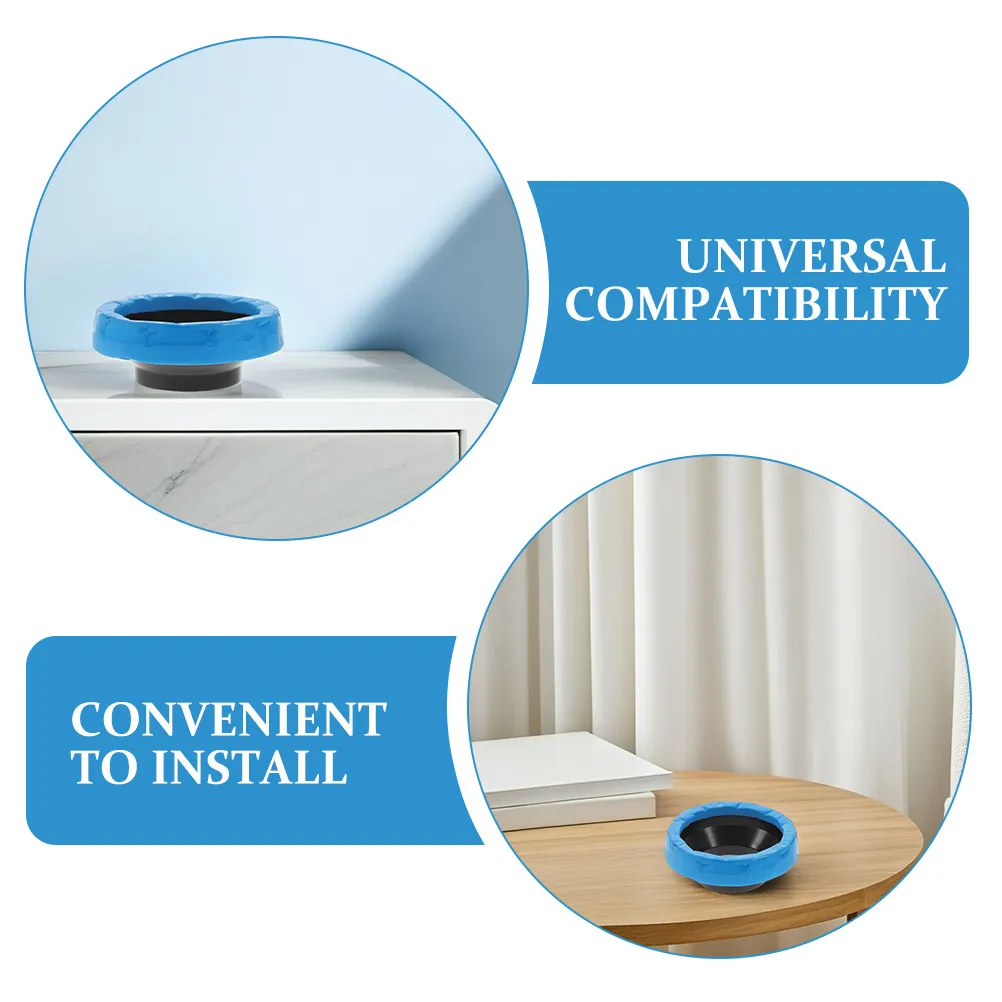 4Pcs Toilet Flange Seal Ring Universal Waterproof Rubber Gasket for Bowl Base Leak Proof Installation Bathroom Repair Accessory