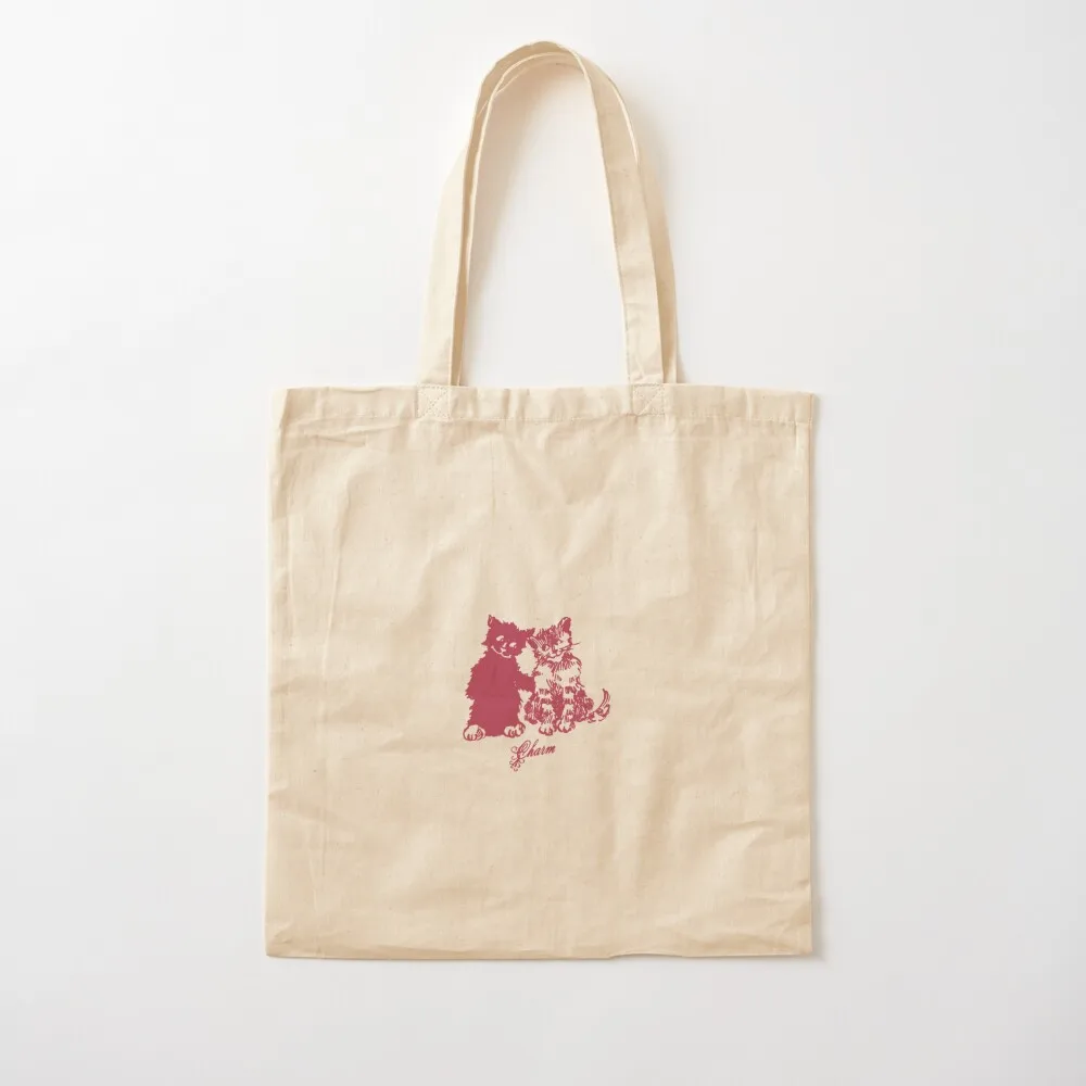 Charm Clairo Cat Best Friends Drawing Tote Bag