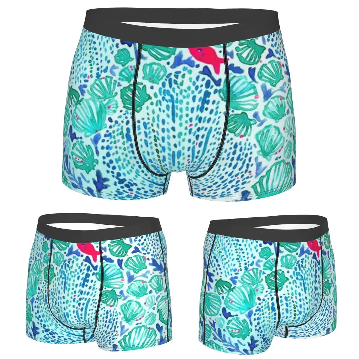 

Трусы-боксеры, шорты Lily Pulitzer, мужские трусы, удобное нижнее белье для мужчин, подарки бойфренду