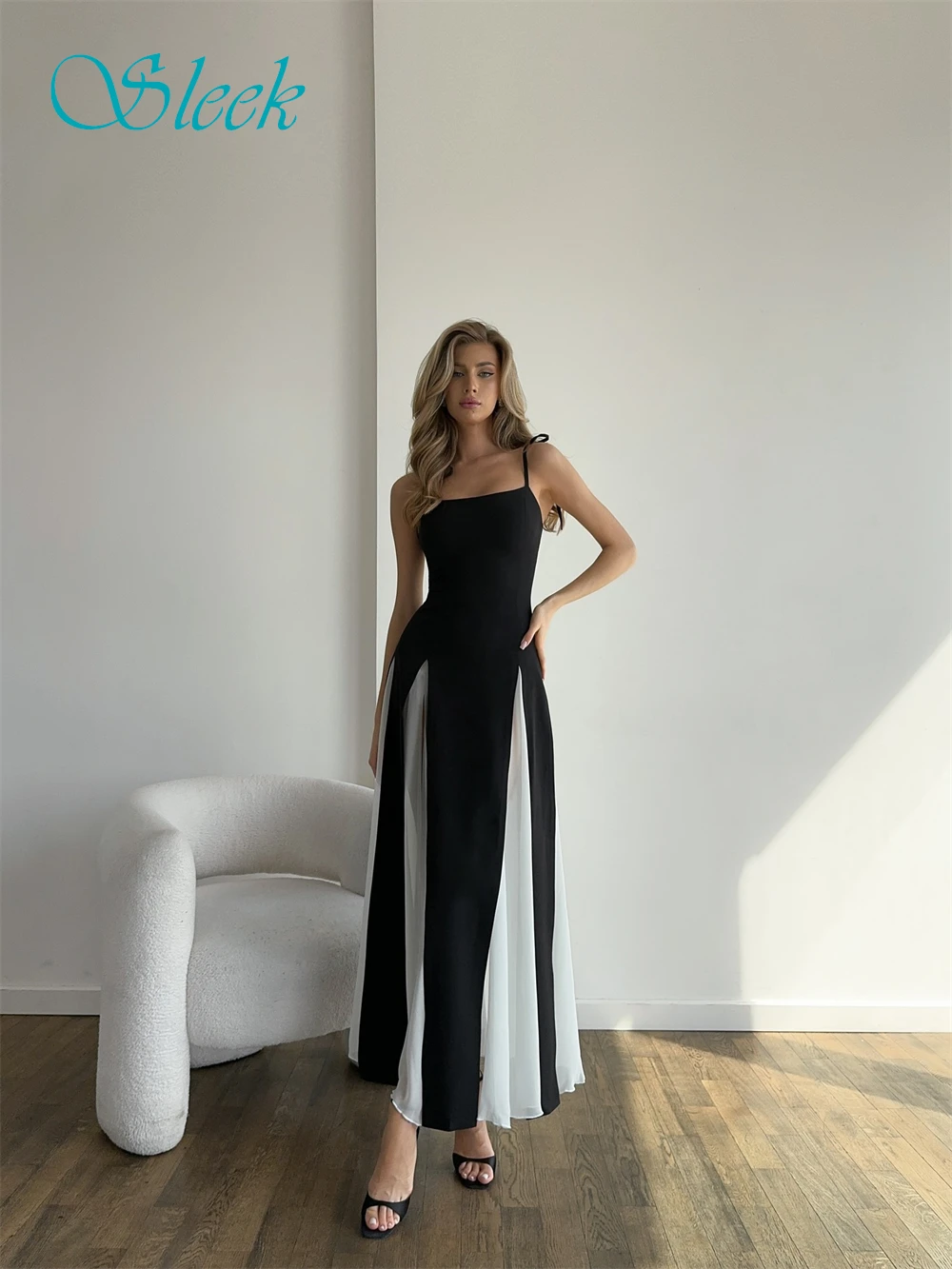 

Customized Fashion Square Collar Evening Dress and Elegant Sleeveless Special Occasion Gowns and Classic Jersey Cocktail Dress
