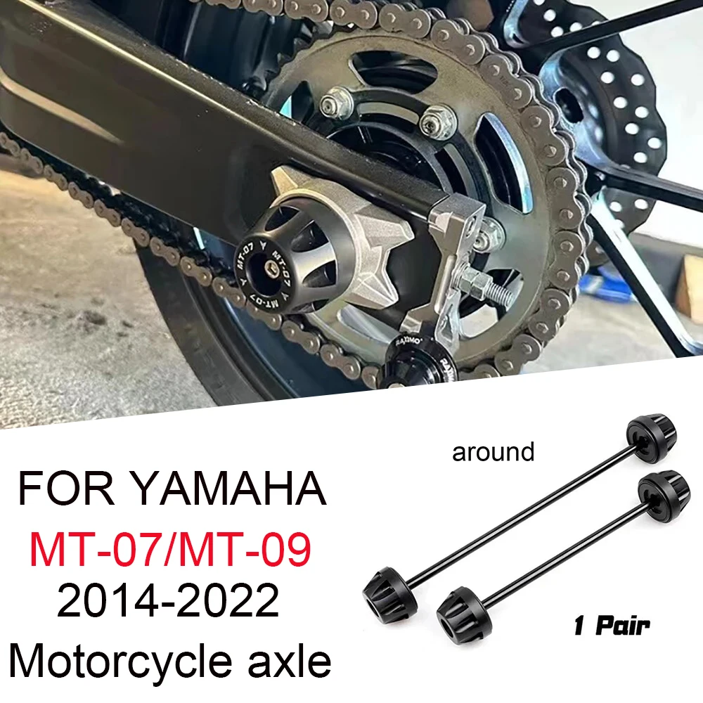 

Rear Front Axle Fork Crash Slider For YAMAHA MT-07 FZ-07 2014-2021 MT07 FZ07 MT09/SP FZ09 Motorcycle Wheel Protector MT FZ 07 09