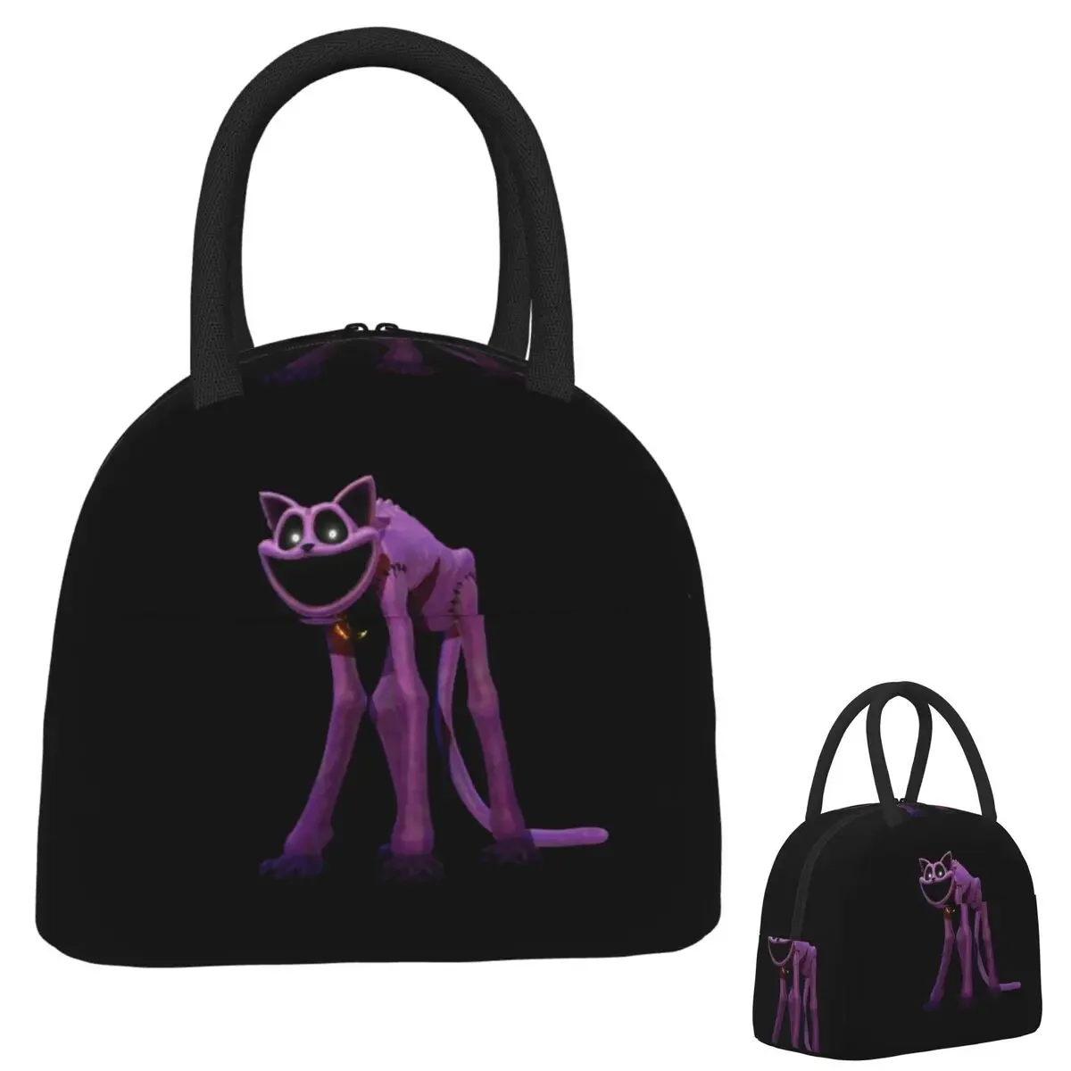CATNAP Monster Insulated Lunch Bag for Women Kids Portable Food Boxes Thermal Lunch Box Tote