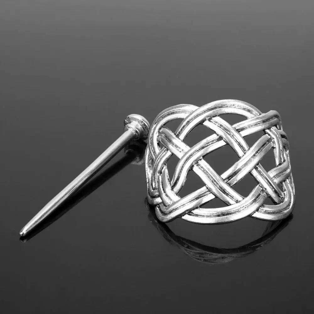 Chinese Style Hair Accessories Photo Props Hairstyle Design Tool Celtic Knot Hair Stick Ancient Style Hair Crown Hanfu Hairpin