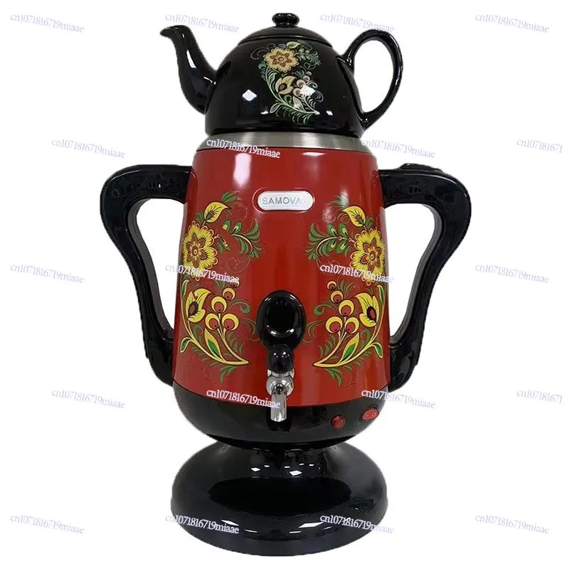 

Original single Turkish red teapot Mother and child pot Double-layer stainless steel electric kettle Automatic heat preservation