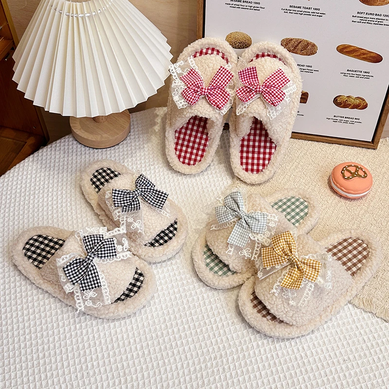 Fashion Girls' Shoe 2026 Spring New Kids Slippers Thick Sole Anti Slip Girls Personalized Cotton Slippers Simple Child Home Shoe