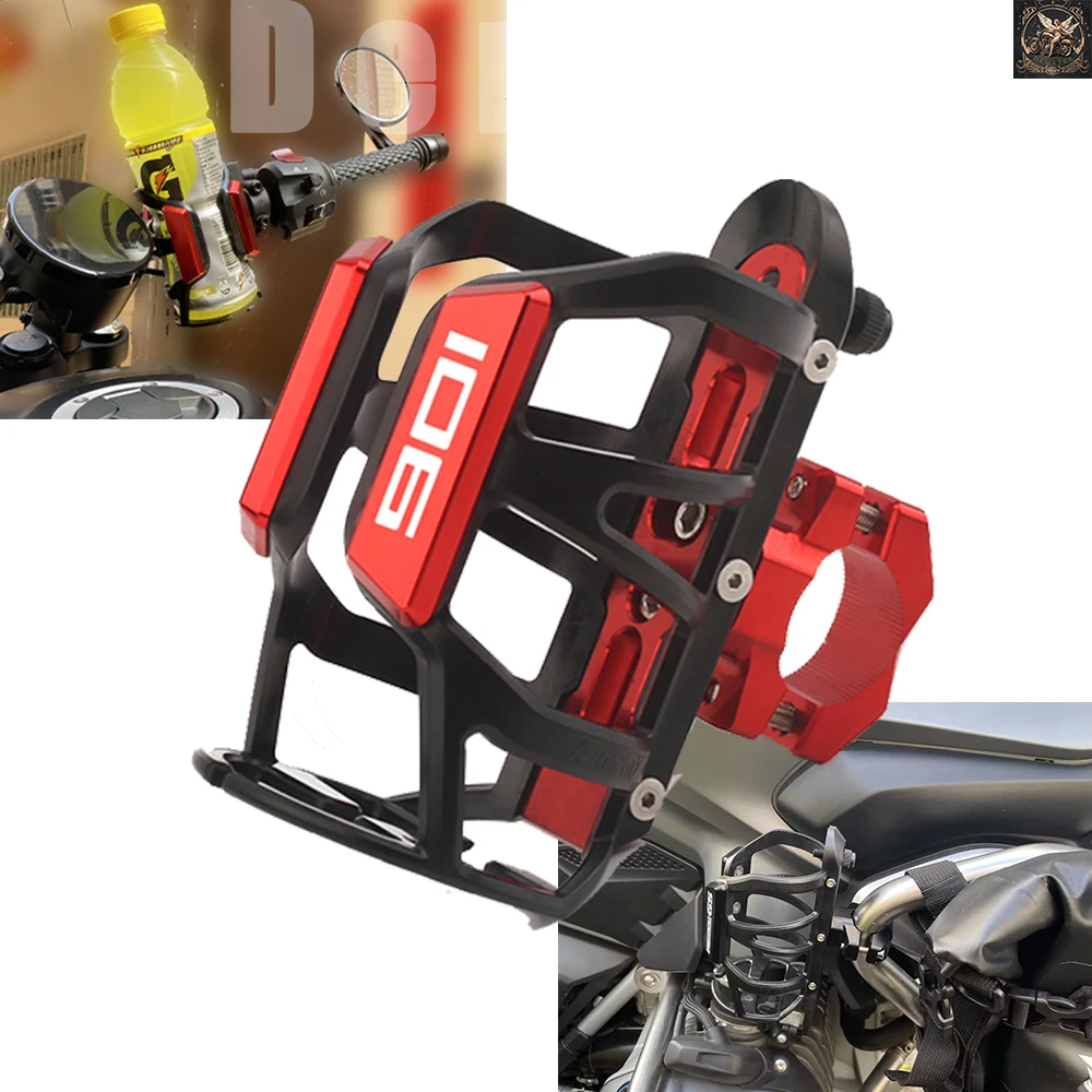 Para Husqvarna Norden 901 CNC accesorios de motocicleta botella de agua soporte para vasos soporte de montaje suministros de aleación equipos hervidor