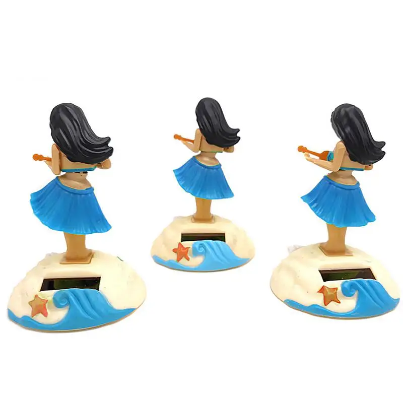 Solar Toy Solar Powered Dancing Hula Girl Swinging Bobble Toy Gift For Car Decoration Novelty Solar Dancing Toys For Children