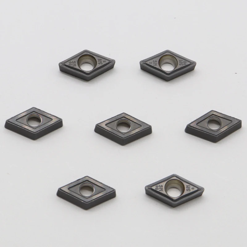 DCMT11T308-SM IC907 IC908 10 Chiếc Nội Bộ Dụng Cụ Xoay Carbide Lắp Dao Phay CNC Công Cụ Phụ Kiện Cho DCMT11T308 Lưỡi Dao
