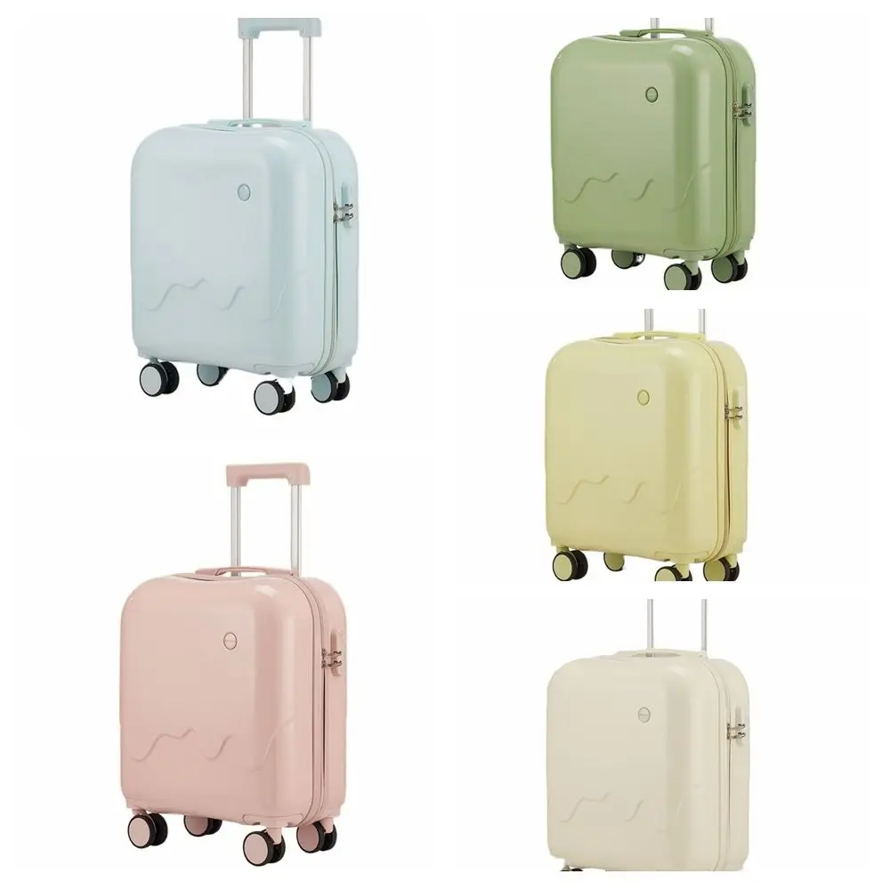 Ice Cream 18 Inch Boarding Case Cup Holder Square Travel Luggage Suitcase Code Case Travel Box Password Trolley Case Travel