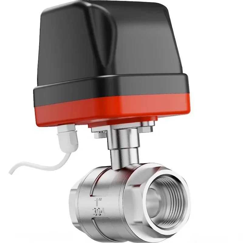 Electric two-way ball valve 220v two-wire normally closed normally open 12v pipeline switch 24v water leakage industrial