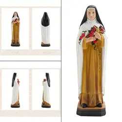 Bouquet Nuns Statue Figure Resin Crafts Religious Gifts Resin for Christmas