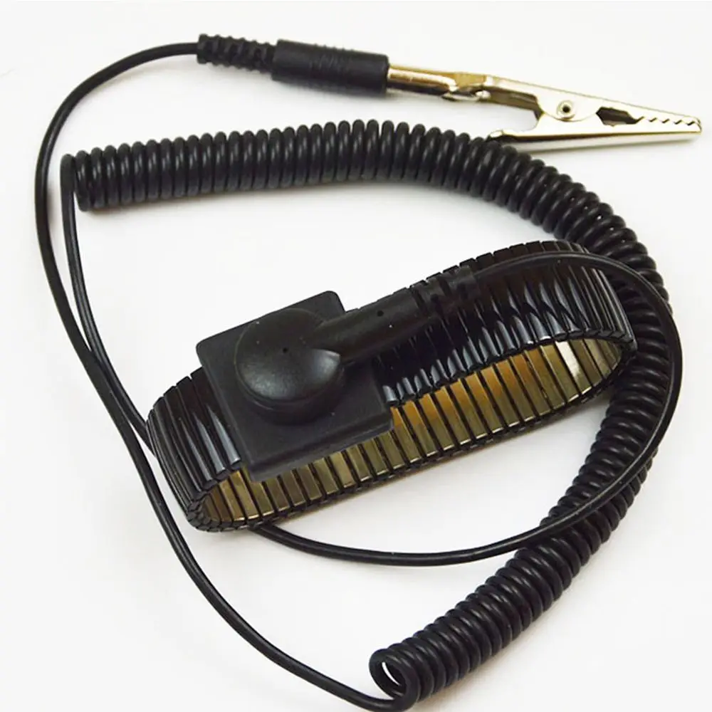 Metal Shock Grounding Bracelet Wrist Discharge ESD Band Anti Static Wrist Strap