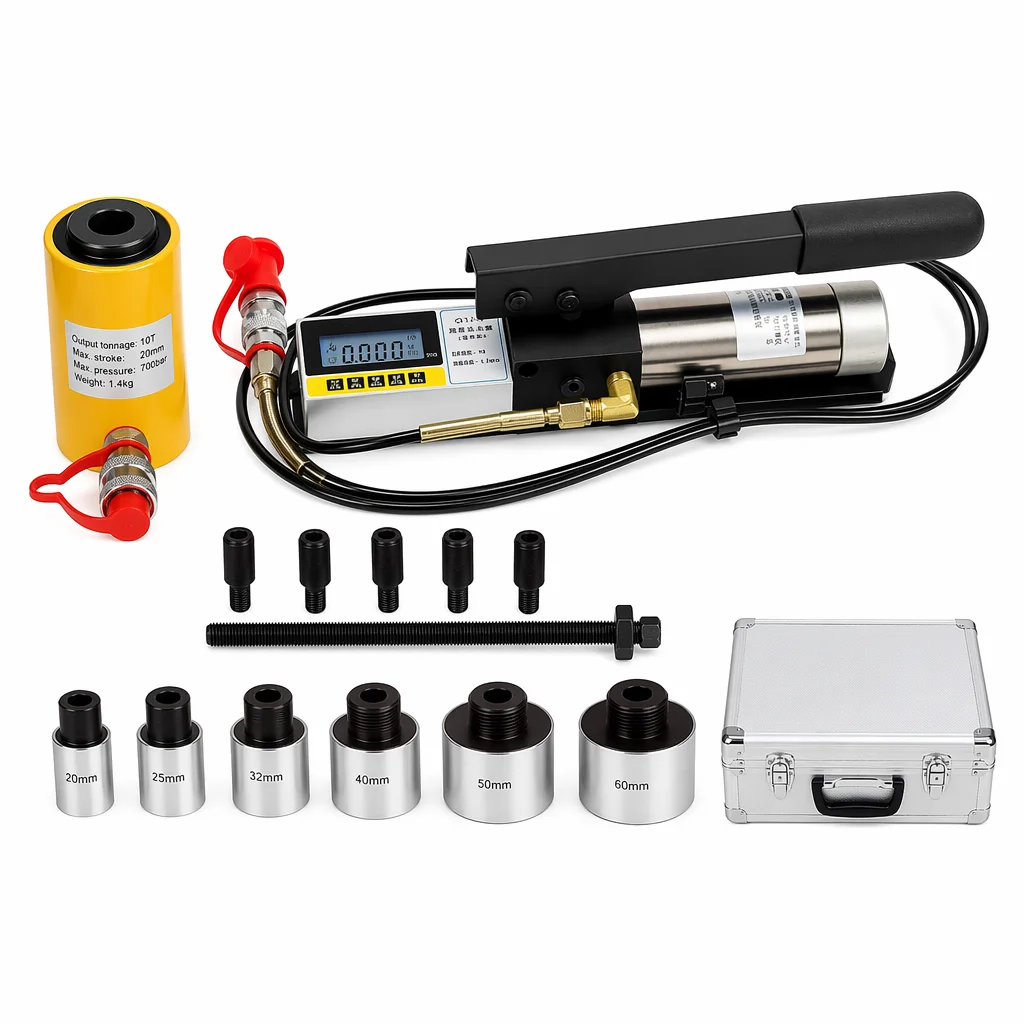 Miniature Digital Pull-off Adhesion Tester with 20mm Dolly High Accuracy 1% IP55 Protection ISO 4624 Compliant