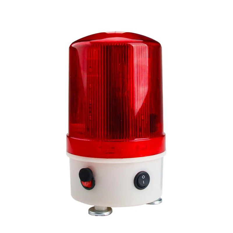 Torcia di avvertimento allarme sonoro e luminoso ricaricabile, forte luce di allarme magnetica portatile, luce flash lampeggiante con segnale di sicurezza