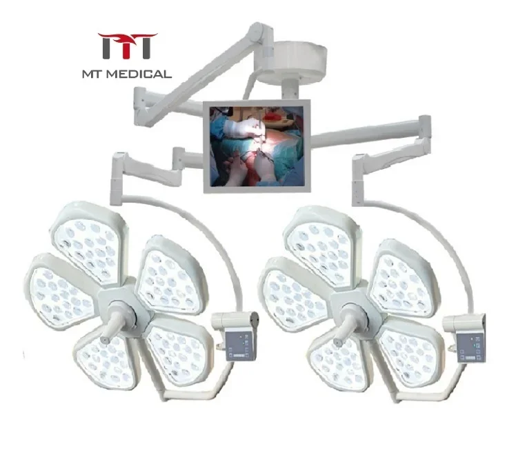 

MT MEDICAL Beauty design Shadowless LED ceiling mounted hospital operating light theater surgical OP lamp