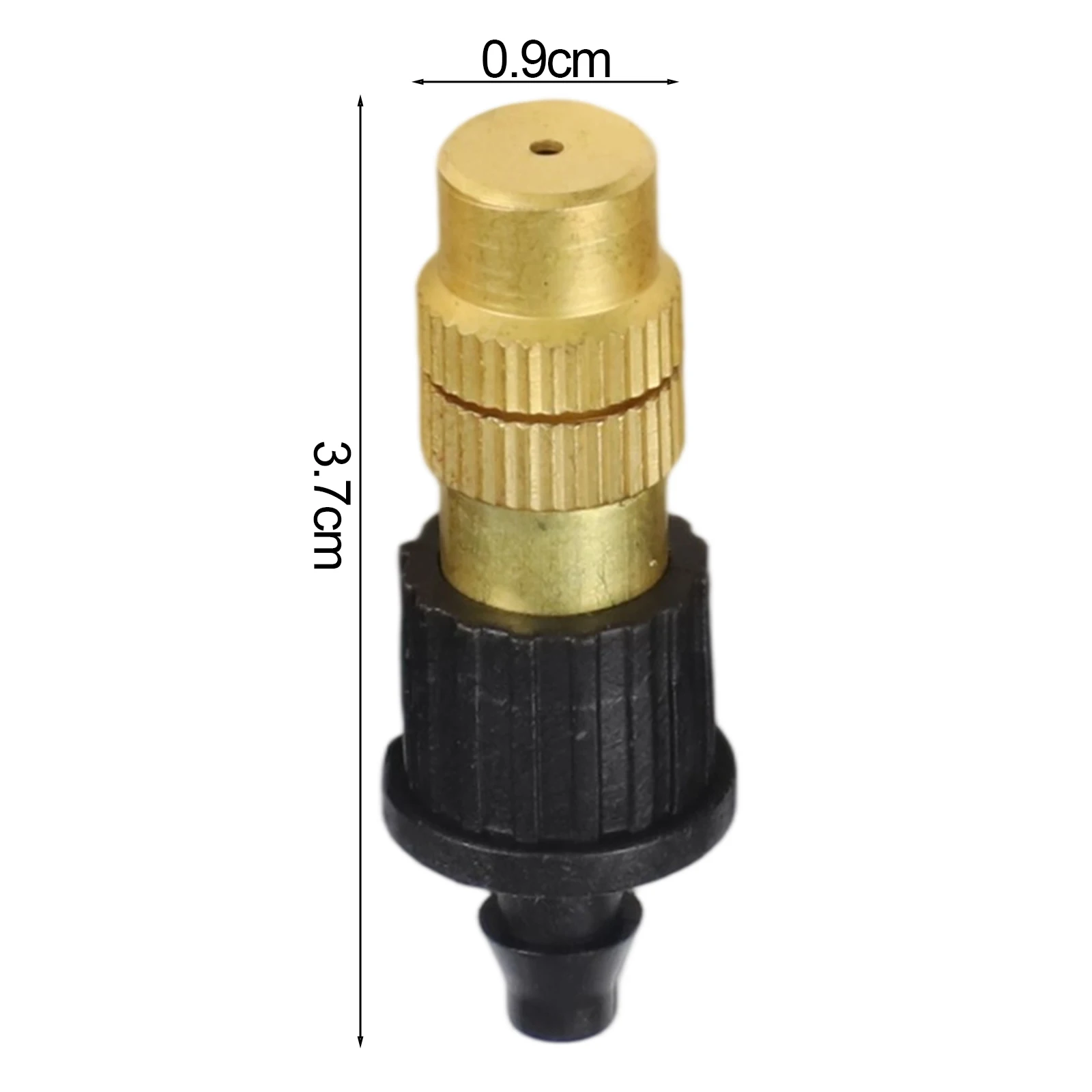 30 Pcs Adjustable Brass Misting Nozzles for Garden Watering Greenhouse Humidity Management and Outdoor Evaporative Cooling Use