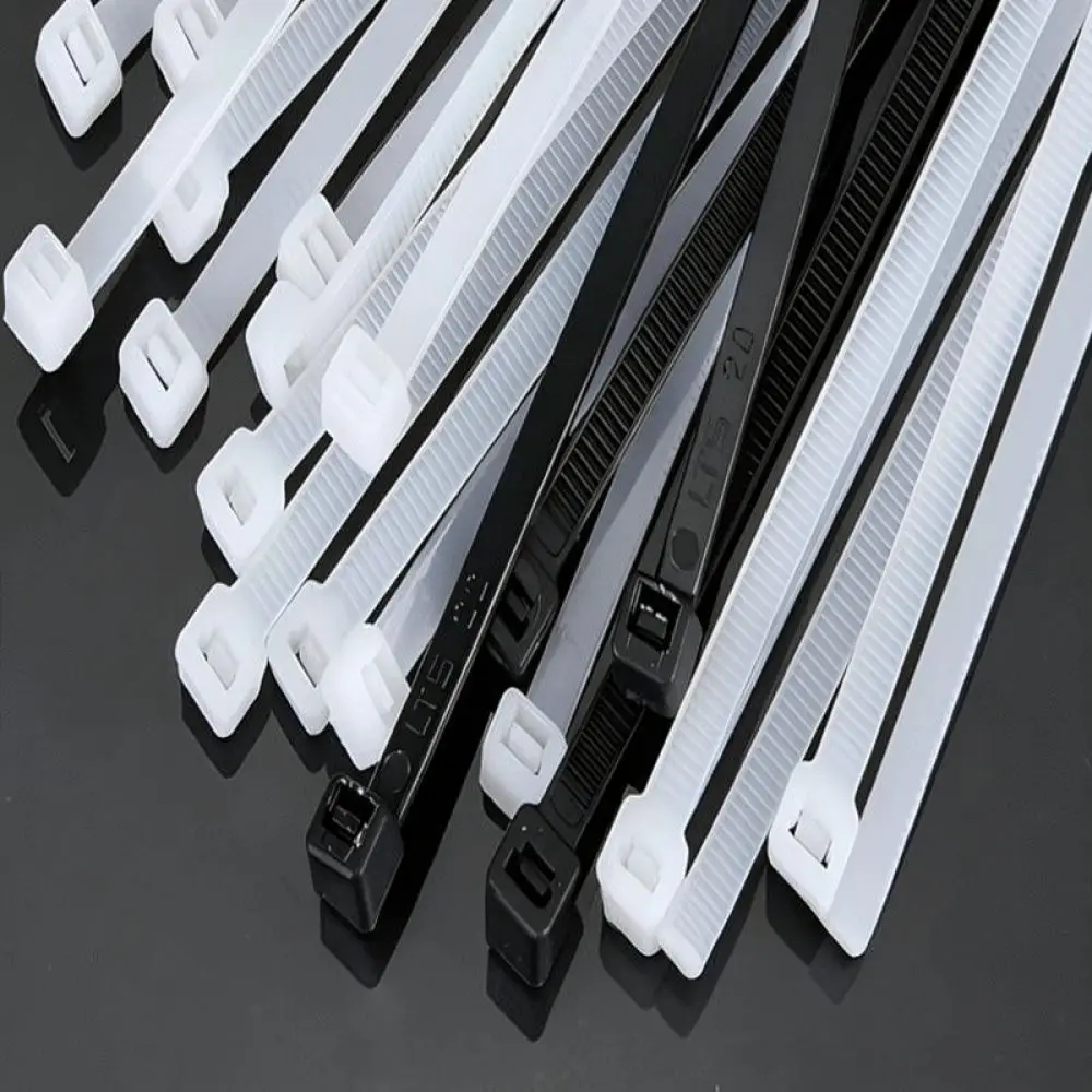 High Strength Nylon Cable Ties Self Locking Industrial Straps Durable Cord Management Organizer Waterproof Binding Tool Wrap