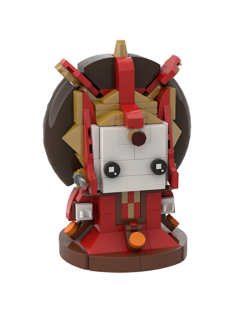 

Строительные блоки Naboo Queen Padme MOC, элегантная фигура королевского платья Галактического Сенатора, модель «сделай сам» с персонажем космической войны